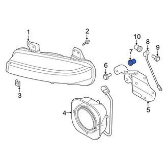 Ford OE - Anti-Theft Alarm Siren Nut