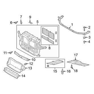 Ford OE - Radiator Support
