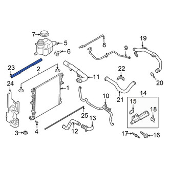 Ford OE - Upper Radiator Air Seal