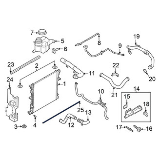 Ford OE - Lower Radiator Air Seal