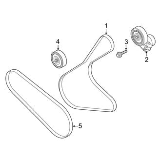 Ford OE - Cooling - Belts & Pulleys (2.3L)