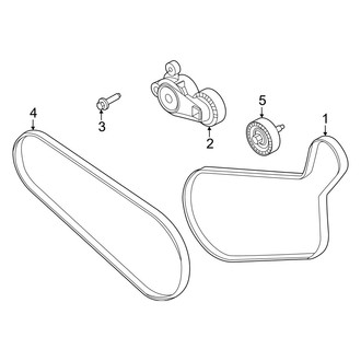 Ford OE - Cooling - Belts & Pulleys (2.3L)