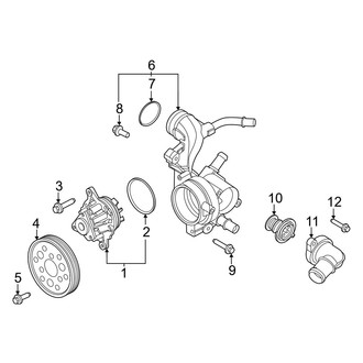 Ford OE - Cooling - Water Pump (2.3L)
