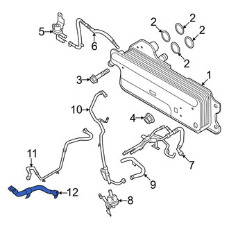 Ford OE - Lower Radiator Coolant Hose