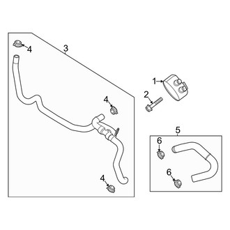 Ford OE - Cooling - Engine Oil Cooler (2.3L)