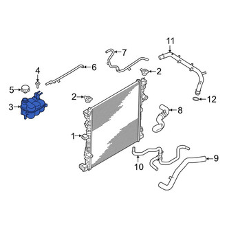Ford OE - Engine Coolant Reservoir