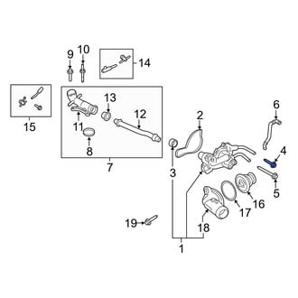 Ford OE - Engine Water Pump Bolt