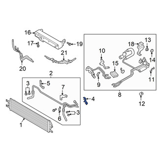 Ford OE - Lower Transmission Oil Cooler Line Clamp