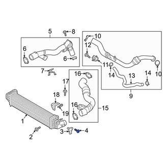Ford OE - Turbocharger Boost Sensor Screw