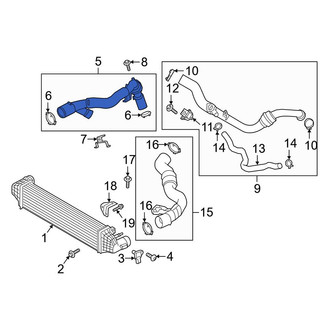 Ford OE - Front Intercooler Pipe