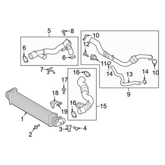 Ford OE - Cooling - Intercooler (3.0L)