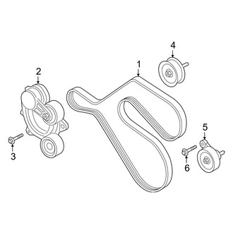 Ford OE - Cooling - Belts & Pulleys (FULL HYBRID EV-GAS (FHEV))
