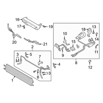 Ford OE - Cooling - Trans Oil Cooler (Flex)
