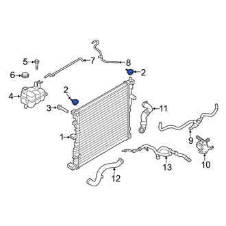 Ford OE - Upper Radiator Insulator