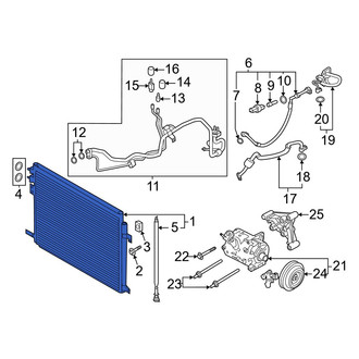 Ford OE - A/C Condenser
