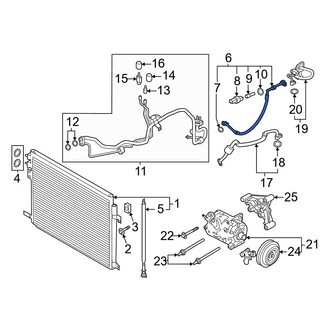 Ford OE - A/C Refrigerant Discharge Hose