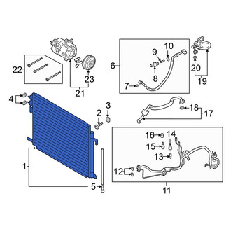 Ford OE - A/C Condenser