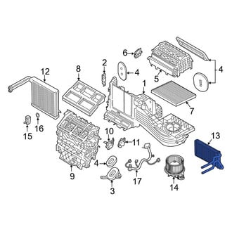 Ford OE - Front HVAC Heater Core