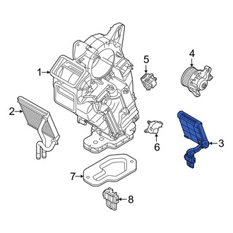 Ford OE - Rear A/C Evaporator Core