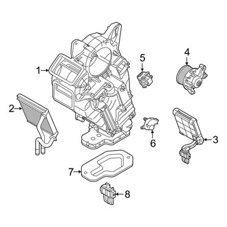 Ford OE - Air Conditioner & Heater - Auxiliary Air Conditioner