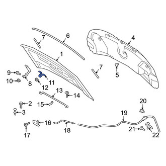 Ford OE - Front Hood Safety Catch