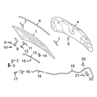 Ford OE - Front Inner Hood Stop Buffer