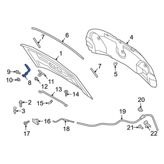 Ford OE - Front Left Hood Hinge