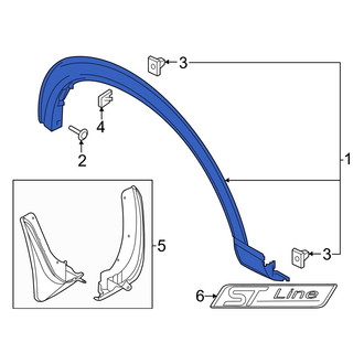 Ford OE - Rear Left Forward Wheel Arch Molding