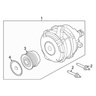 Ford OE - Electrical - Alternator (2.3L)
