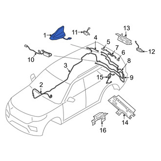 Ford OE - Radio Antenna Assembly