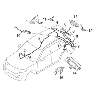 Ford OE - Electrical - Antenna
