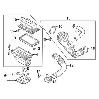 Ford OE - Air Filter and Housing Assembly