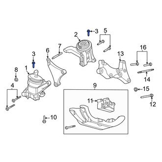 Ford OE - Engine Mount Bolt
