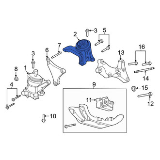 Ford OE - Left Engine Mount