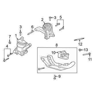 Ford OE - Engine & Transmission Mounting (AWD 2.3L)