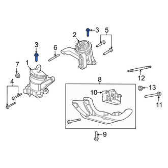 Ford OE - Engine Mount Bolt