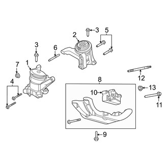 Ford OE - Engine & Transmission Mounting (AWD 2.3L)