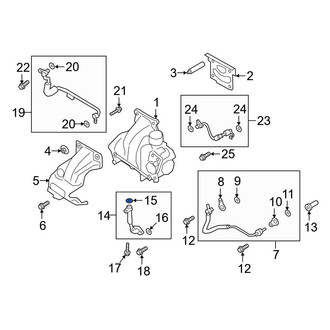 Ford OE - Turbocharger Oil Line Gasket