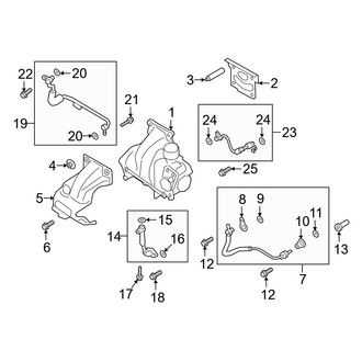 Ford OE - Engine - Turbocharger & Components (2.3L)