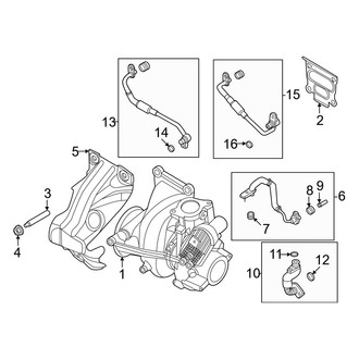 Ford OE - Engine - Turbocharger & Components (2.3L)