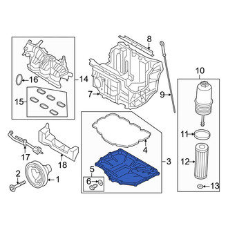 Ford OE - Engine Oil Pan