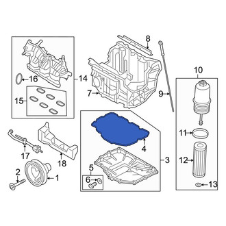Ford OE - Engine Oil Pan Gasket