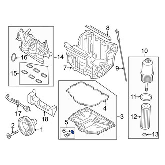 Ford OE - Engine Oil Drain Plug Gasket
