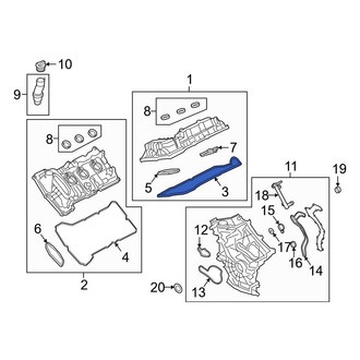 Ford OE - Right Outer Engine Valve Cover Gasket