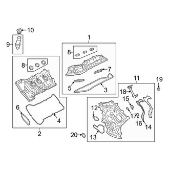Ford OE - Engine - Valve & Timing Covers (3.0L)