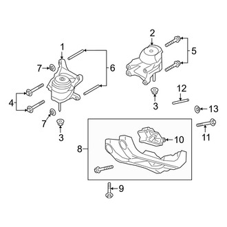 Ford OE - Engine & Transmission Mounting (3.0L)