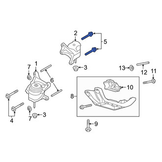 Ford OE - Left Engine Mount Bolt