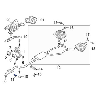 Ford OE - Front Exhaust System Hanger Bolt