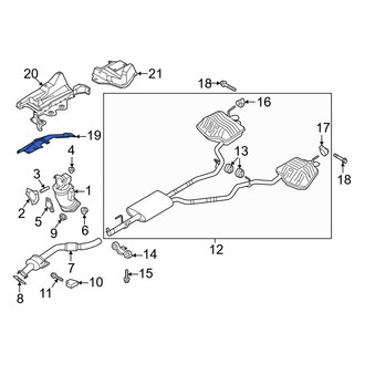 Ford OE - Front Right Floor Pan Heat Shield