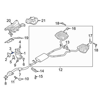 Ford OE - Catalytic Converter Stud